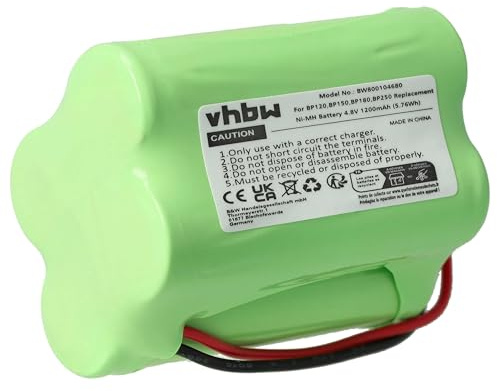 vhbw Akku kompatibel mit Sportcat SC150B | SC180B, SC200, SC150Y, SC180, SC140, SC140B, SC150 Funkgerät, Walkie Talkie (1200 mAh, 4,8 V, NiMH)