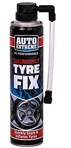 RNT Auto Xtreme Quick Fix Tyre Repair Car Emergency Temporary Flat Spray 300ml 5223 Motorbike Tyre Fixing Compressed Air