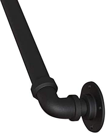 RTY-BY Industrial Treppengeländer innen außen Handlauf Halterung Wandhandlauf Wandhalterung | Geländer | Stange | Geländer Bausatz |Für ältere Menschen, Behinderte, schwanger (Size : 16ft/480cm)