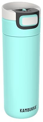 KAMBUKKA Gourde Isotherme (500ml) - Thermos Etanche: Technologie Snapclean® - Idéal pour Boissons Chaudes et Froides - Fond Antidérapant - Acier Inoxydable - Modèle ETNA Gletcher