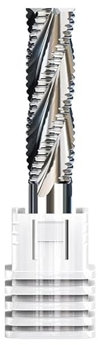 HSS Schruppfräser 1pc 4 Flöten 6-20mm CNC Fräser Bits Fräser für Aluminium Stahl Metall Schruppbearbeitungswerkzeuge-20xD20x38x104