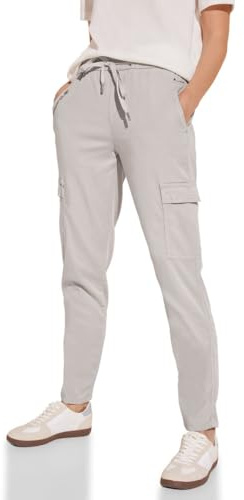 Street One Damen Cargo Hose Joggpants clean sand 44W / 30L