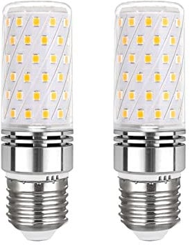 Akynite E27 LED Kaltweiß 6000K 12W, 1350LM, E27 100W Halogenlampe Ersatz, 360-Grad-Licht, AC 230V, Stabform Cornlampe, Maiskolben LED E27 Kaltweiß für Deckenlampe, Nicht Dimmbar, 2er-Set