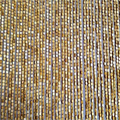 NLUMEC Fadenvorhang Perlenvorhang Raumteiler Hängender, Holzperlenvorhang Tür Holz Bambus, Türvorhang Perlen Hängend Panel, Tür Vorhang Dekorative Sichtschutz für Schlafzimmer Wohnzimmer Wandschrank