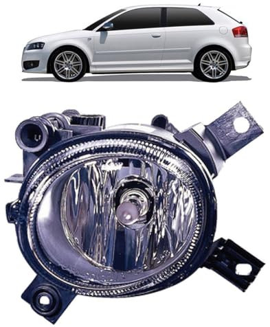DM Autoteile 107871 Nebelscheinwerfer NSW rechts kompatibel für Audi A3 8P1 Sportback 8PA A4 B7 8EC Avant 8ED