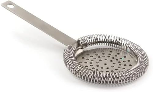 Beaumont Silver Cocktail Strainer Filtering Tool Stainless Steel Sieve CZ410