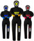 RTX MMA Judo Grappling Dummy – Boxsack für Brazilian BJJ Jiu Jitsu Standposition Wrestling BJJ Dummy für Kampfsporttraining Leinwand Ungefüllt (Yellow - 59)