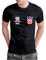 Kroatien T-Shirt „EM 2024“ Hrvatska Trikot Fußball Shirt Herren Damen Unisex Europameisterschaft - personalisiert mit Zahl & Namen - Fanartikel Fan-Outfit, Schwarz, Gr. XL