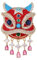 Löwen-Tanz-Brosche, Strass, chinesischer Stil, Löwen-Tanz-Brosche, Anstecknadel für Damen, Tier, Cartoon, Herren, Kristallanhänger, Kopf