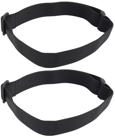 2 PCS Correa Elástica para Faros Delanteros, Color Negro Banda Elástica para Linterna Frontal, Ajustable y Compatible con Múltiples Modelos De Faros Delanteros, Ideal para Actividades al Libre