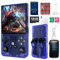 R36MAX 2025 Retro Handheld Game Console, 4.0 4K HD IPS Screen, Open Source Linux System, 18000+ Preloaded Games, 64GB Memory, 4000mAh Battery – Portable Gaming Console for Adults (Blue 128Gb)