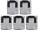 Lot de 5 pots de culture en tissu non tissé pour plantes (7 litres)