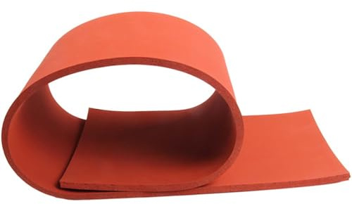 XJJDCB Panneau de Mousse de Silicone résistant aux Hautes températures 500Mm×500Mm Épaisseur 1Mm-10Mm Absorption des Chocs Isolation Thermique Joint d'étanchéité 1PC,5mm