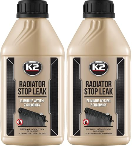 K2 Radiator Stop Leak, enfriador Guarnizione Medio Liquido 400 ml (Confezione da 2)