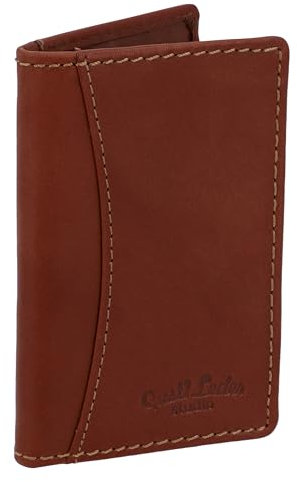 Gusti Porte-Cartes Otto en Cuir Petit Portefeuille Marron Cuir