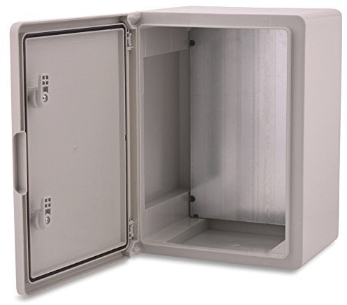 BOXEXPERT Custodia in plastica ABS, IP65, custodia a parete, custodia vuota, 400x300x220mm, grigio, custodia serie Fleet