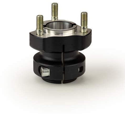 Speed Kart-Radstern hinten - geeignet für 30 mm Achse - schwarz, Sechskant-Außensechskant, Legierter Stahl, Radstern, Schwarz
