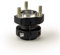 Speed Kart-Radstern hinten - geeignet für 30 mm Achse - schwarz, Sechskant-Außensechskant, Legierter Stahl, Radstern, Schwarz