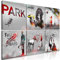 murando - Wandbilder XXL Set Banksy 60x40cm 6 Teilig je 20x20cm Collage Vlies Leinwandbild 6 tlg Kunstdrucke WandBilder Wand Dekoration Design Wand Bild - Street Art Graffiti Mario Affe i-A-0161-b-q