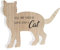 The Leonardo Collection All You Need Is Love & A Cat Cat Wooden Plaque Home Ornament