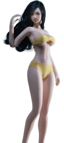 HiPlay TBLeague Seamless Action Figure Tall and Slender Body Type and Large Bust 1:6 Scale S41A(Pale, Without Head)