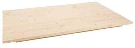 Asse Pasta, 100% Legno Abete Naturale, 70X40X1,8cm, Con Gradino, Made in Italy