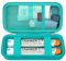 Elonbo EpiPen Tragetasche, Travel Medicine Kit für 2 Epi Pens oder Auvi Q, Asthma Inhalator, Allergie Medikamente, Diabetische Versorgung, Ventolin Inhalator Organize Halter Tasche, Green+Inside Grün