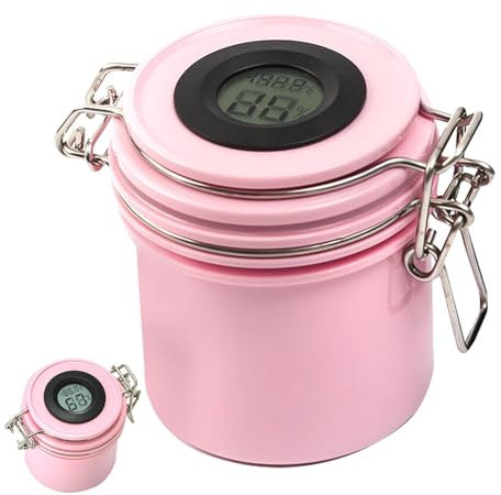 Teksome Lash Glue Storage - Leak-Proof Containers for Lash Glue,Glue Storage Container for Eyelash Extensions, Airtight Lash Glue Holder Tank with Temperature Gauge