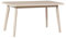 LeafDesign Ausziehbarer Esstisch- Oval- Esszimmertisch- Küchentisch-Hölzerne Beine in Kaschmir - Tischplatte in Kaschmir- Moderner Stil- Für 6-8 Personen, 80x 140-180