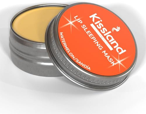 KISSLAND - Lip Balm Reparador Labial Sabor Sandía15g - Mascarilla Labios Noche Hidratante Labios - Balsamo Labial Protector Labial - Cacao Labios Secos y Agrietados - Lip Sleeping Mask - Lip Mask