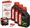 Motul 10W-40 Öl + K&N Ölfilter für Yamaha FZ6 /Fazer /S2, 07-08, RJ14 - Ölwechselset inkl. Motoröl, Filter, DichtringL8