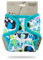 Petit Lulu One Size Überhose (5-16 kg) für Stoffwindeln Druckknöpfe (Baby Elefanten (blau))
