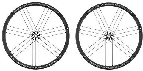 Campagnolo Unisex – Erwachsene Scirocco DB Laufradsatz, Schwarz, 28