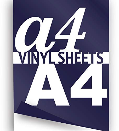 JasonCarlMorgan JCM Graphics A4 Iron On Vinyl 5 Sheets, Navy Blue