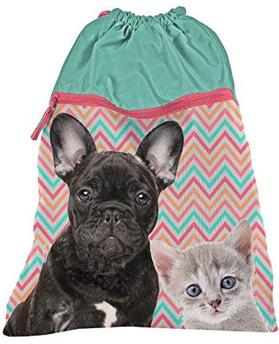 P A S O KINDER PREMIUM TURNBEUTEL/SPORTBEUTEL 43x34 cm - RACHAEL HALE - HUND & KATZE II