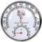 LKXHarleya Sauna Thermometer EdelstahlgehäUse Dampfsauna Thermometer Hygrometer Indoor Outdoor Gebraucht, -20 ° C ~ 100 ° C