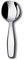 Alessi ANF06/7 Itsumo Anf06/7-Design Tea Spoon in 18/10, Set of 6, Stainless Steel, Silver