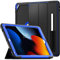 SEYMCY Case for iPad 10.2 inch 9th/8th/7th Generation 2021/2020/2019, Shockproof Smart Cover with Trifold Stand, Auto Sleep/Wake, Pencil Holder, Blue