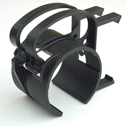 10 x THE SNAP Traversenklammer Schwarz mit Steckdosenhalter incl. Gummiring (10x SNAP Schwarz + 10x O-Ring)