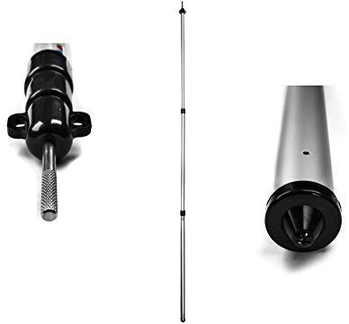 Campfrei Aluminium Aufstellstange 95-230 cm Teleskopstange für Sonnensegel Vorzelt Tarp Zeltstange