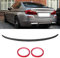 Heckspoiler Spoiler Protector Lip Passend für 5 Series F10 Limousine 2010-2016 Glänzend Schwarz