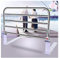 YYFANGYF Bettgitter Klappbar Für Ältere, Faltbares Geländer Für Seniorenbett Aufwachhilfe Stand-Up-Booster Absturzsicherung Am Bettrand Für Ältere Schwangere (Color : Silver, Size : 60cm)