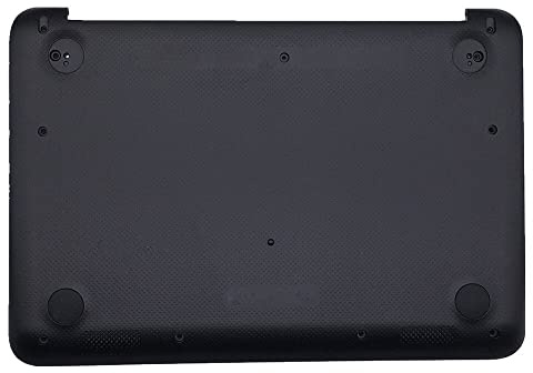 fqparts Cubierta Inferior de la Caja del Ordenador portátil D Shell para HP Chromebook x360 11 G3 Negro