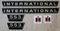 IHC/Mc Cormick Aufkleber international 553 Silber Logo Emblem Sticker Label Set groß