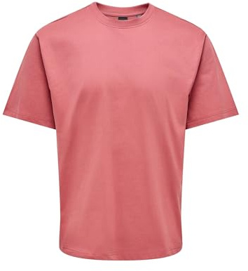 Only & Sons Herren Onsfred RLX Tee Noos T-Shirt, Dusty Cedar, S EU