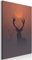 murando Akustikbild Hirsch Bilder Akustikschaum Hochleistungsschallabsorber Schallschutz Leinwand 1 tlg Wandbild Raumakustik Schalldämmung Tiere Natur Wald g-C-0316-b-a