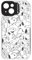 case&me Peanuts Schutzhülle für iPhone 15, Schutzhülle für iPhone Snoopy, Kameraschutz, geschützte Tasten, Weiß