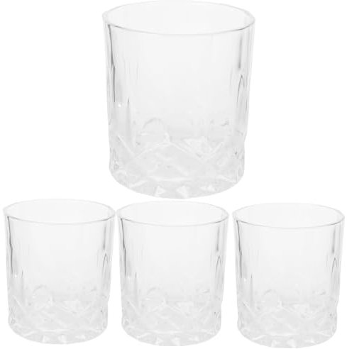 FUNOMOCYA 4piezas Suministro Vaso Whisky Multifunción Copas Vino Hogar Vaso Whisky Escritorio