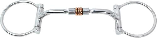 Huxlay Bros D-Ring Comfort Trense mit Kupferrollen