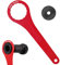 XPEX 1 Stück Centerlock Werkzeug, Centerlock Schlüssel,Aluminiumlegierung Halterungsschlüssel, Fahrrad-Innenlagerschlüssel Für Bb91/Bb109/Bb30Sh/Pf30Sh/Bb86-30/Bb30-30 Bb Tool (Rot，A)